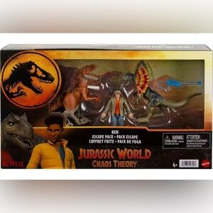Mattel Jurassic World Chaos Theory Ben Escape Pack, 3.75 inches, Collectible
